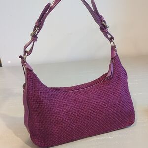 The Sak Woven Shoulder‎ Bag Purple Y2K
